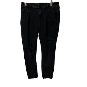 COPY - Old navy super skinny ankle black jeans size 12